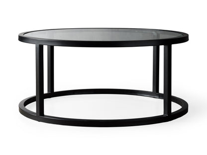 Palmer Round Glass Coffee Table