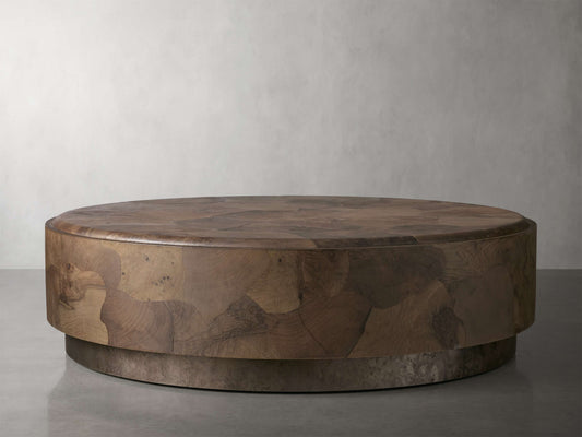 Polanco Round Plinth Coffee Table