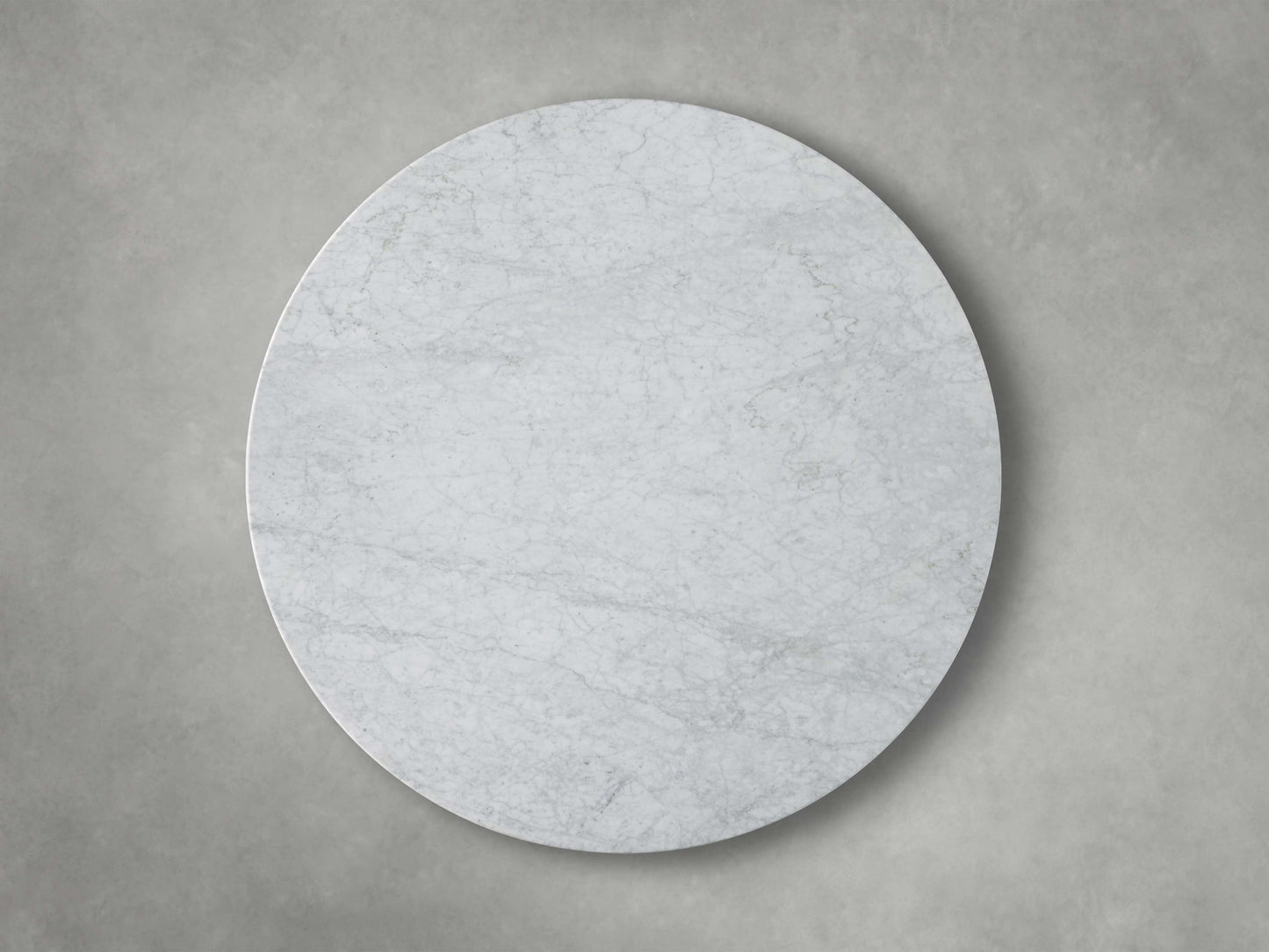 Saint Germain Round Stone Coffee Table with Rennes Base