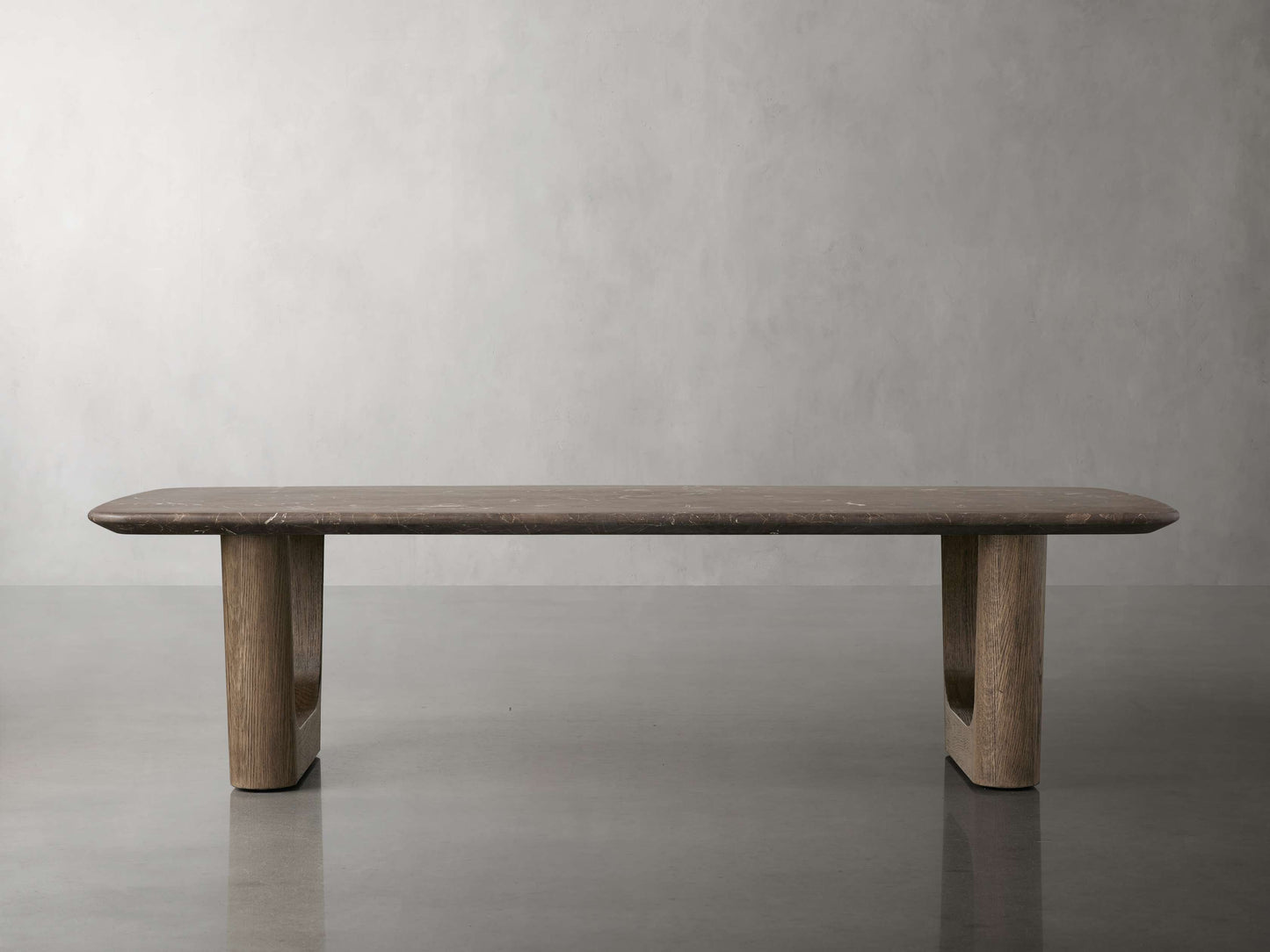 Saint Germain Stone Coffee Table with Rennes Base