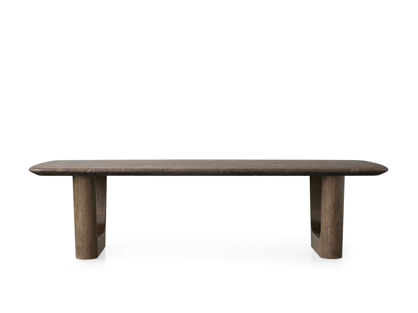 Saint Germain Stone Coffee Table with Rennes Base