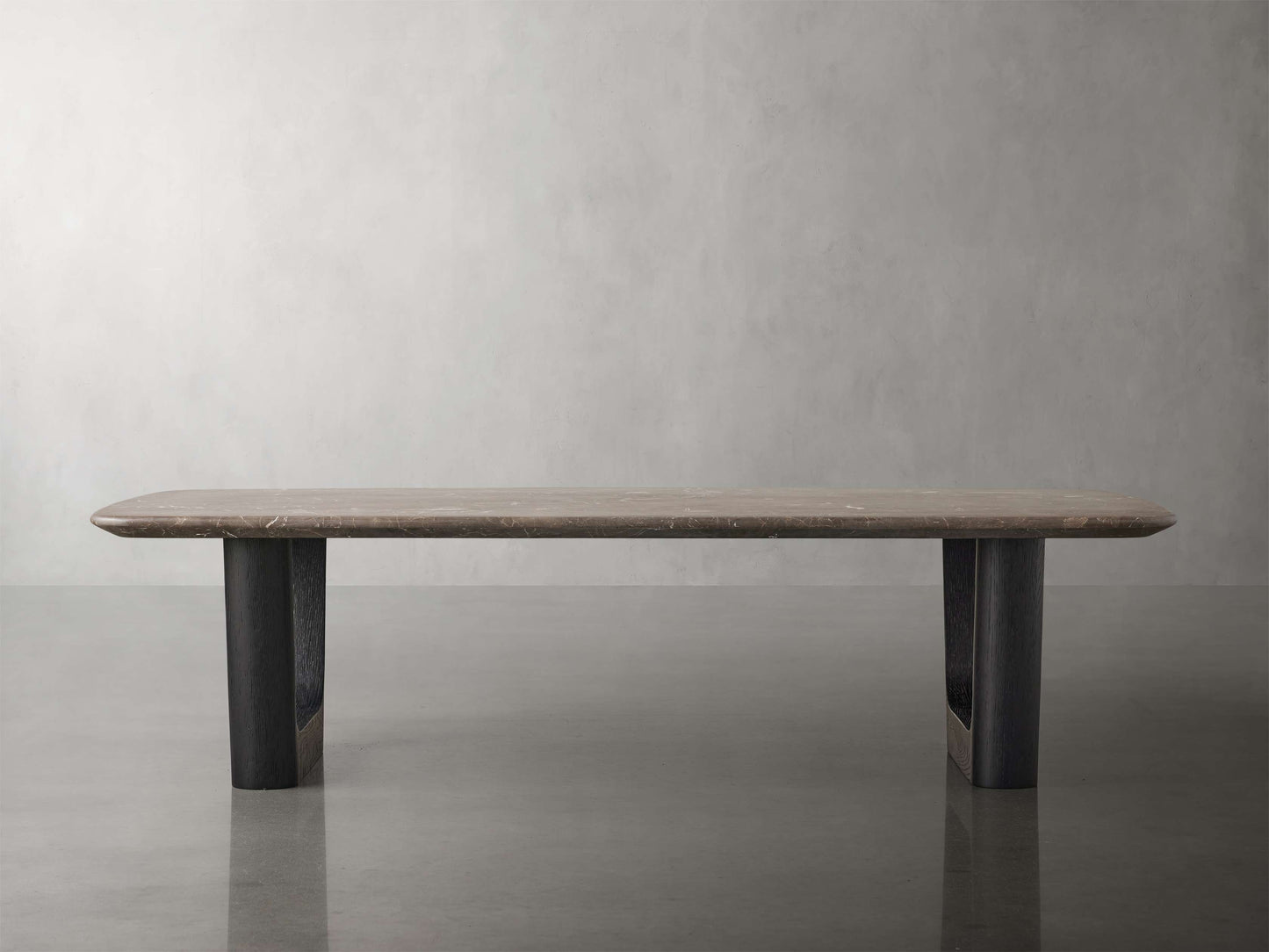 Saint Germain Stone Coffee Table with Rennes Base