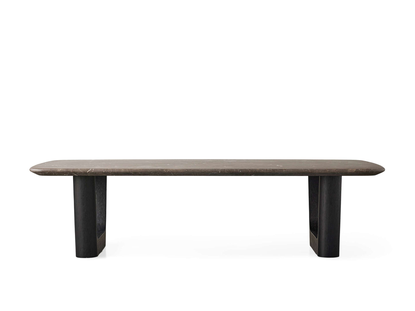 Saint Germain Stone Coffee Table with Rennes Base