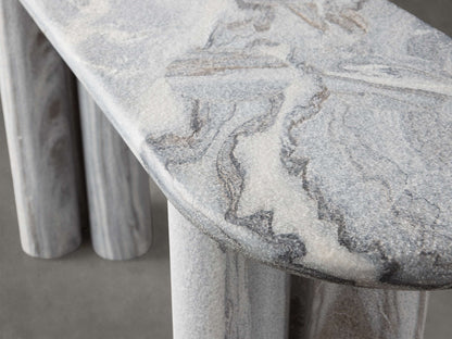 Serafin Console Table in Grey Dolomite