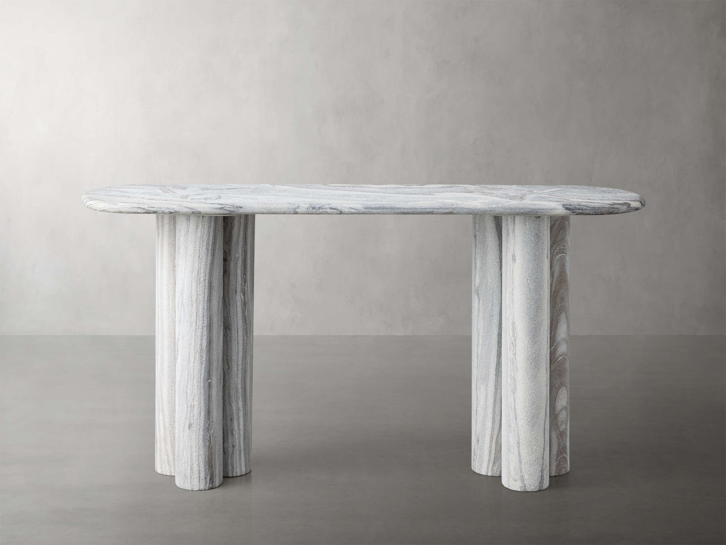 Serafin Console Table in Grey Dolomite