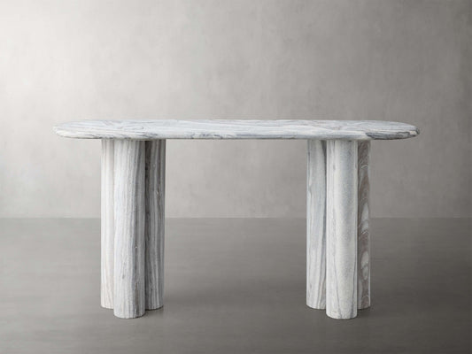 Serafin Console Table in Grey Dolomite