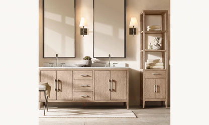 Fulham Linen Shade Sconce