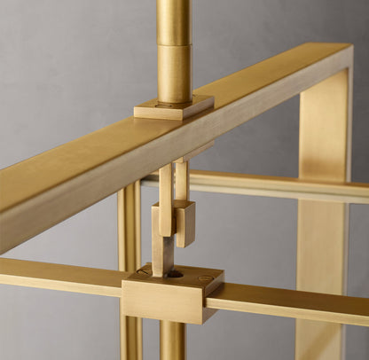 Beckman Rectangular Chandelier 72"