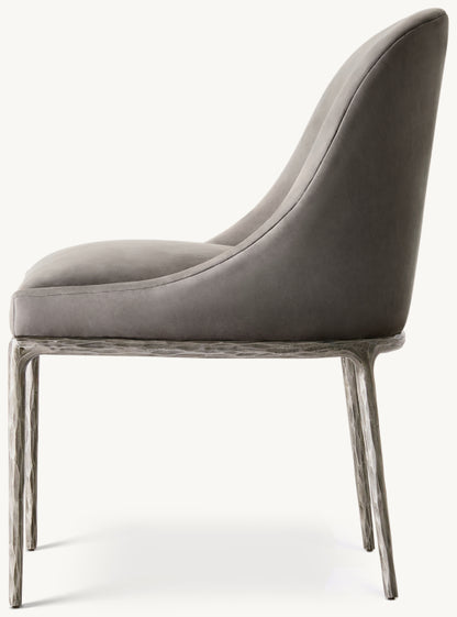 Thaddeus Slope Leather Dining Side Chair