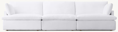 Cloud Modular Track Arm 3-Piece Sofa