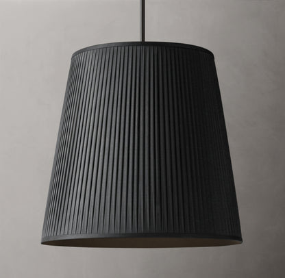 Reed Pleated Barrel Pendant