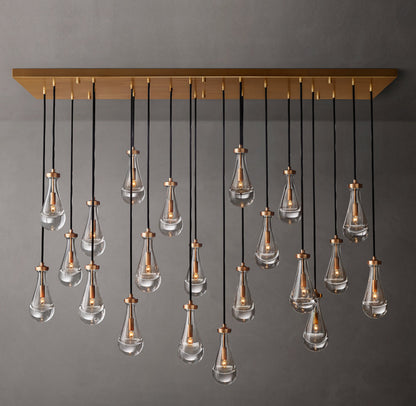 Rain Rectangular Chandelier 72"