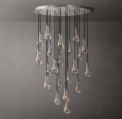 Rain Round Chandelier 47"