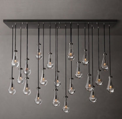 Rain Rectangular Chandelier 72"