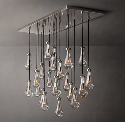 Rain Rectangular Chandelier 72"