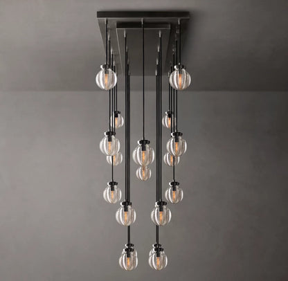 Pearl Rectangular Chandelier 54"