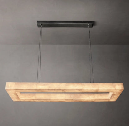 Rivage Lueur Rectangular Chandelier 54"