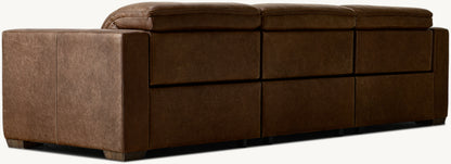 Lennon Recliner Modular Leather 3-Piece Sofa