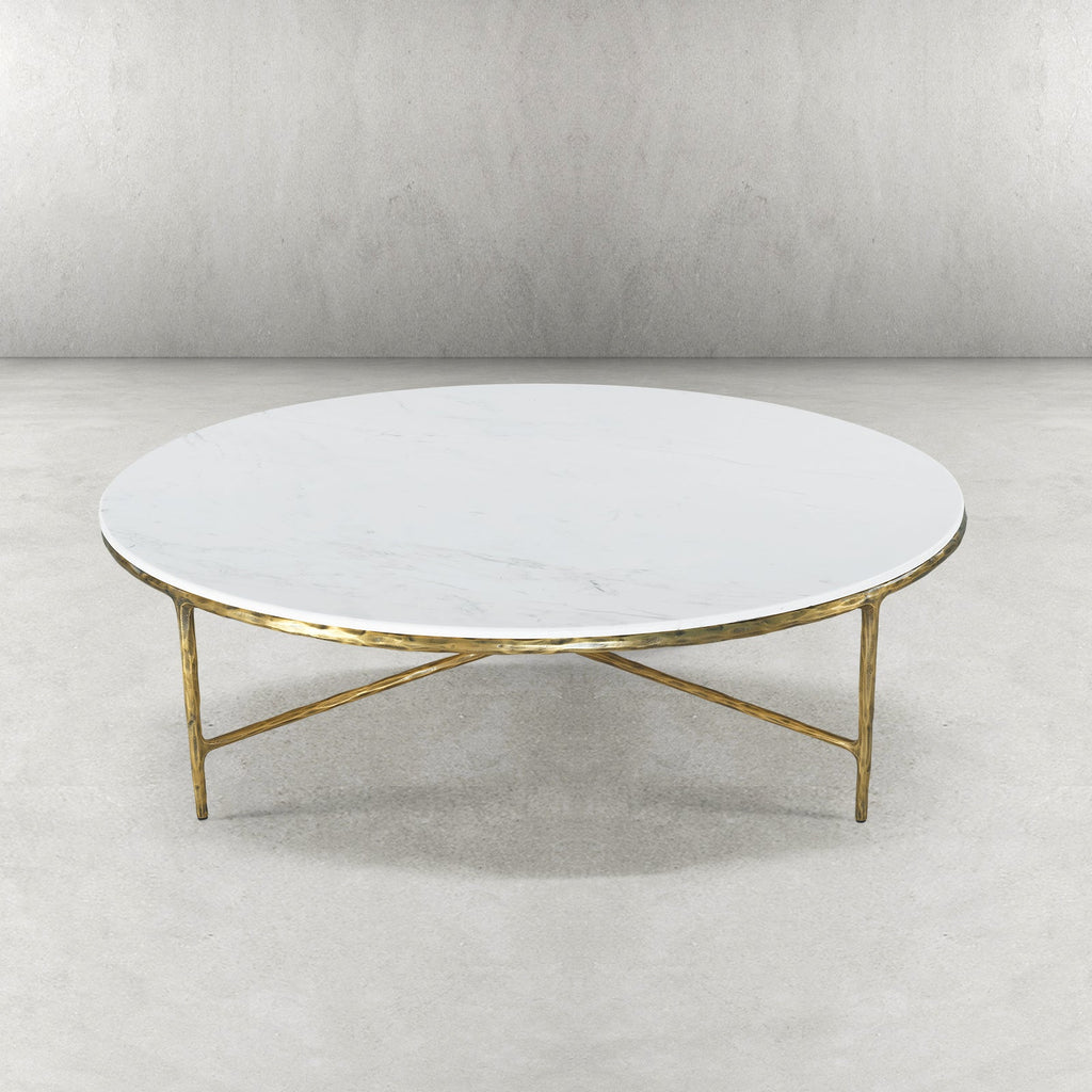 Thaddeus Marble Round Coffee Table 55"D