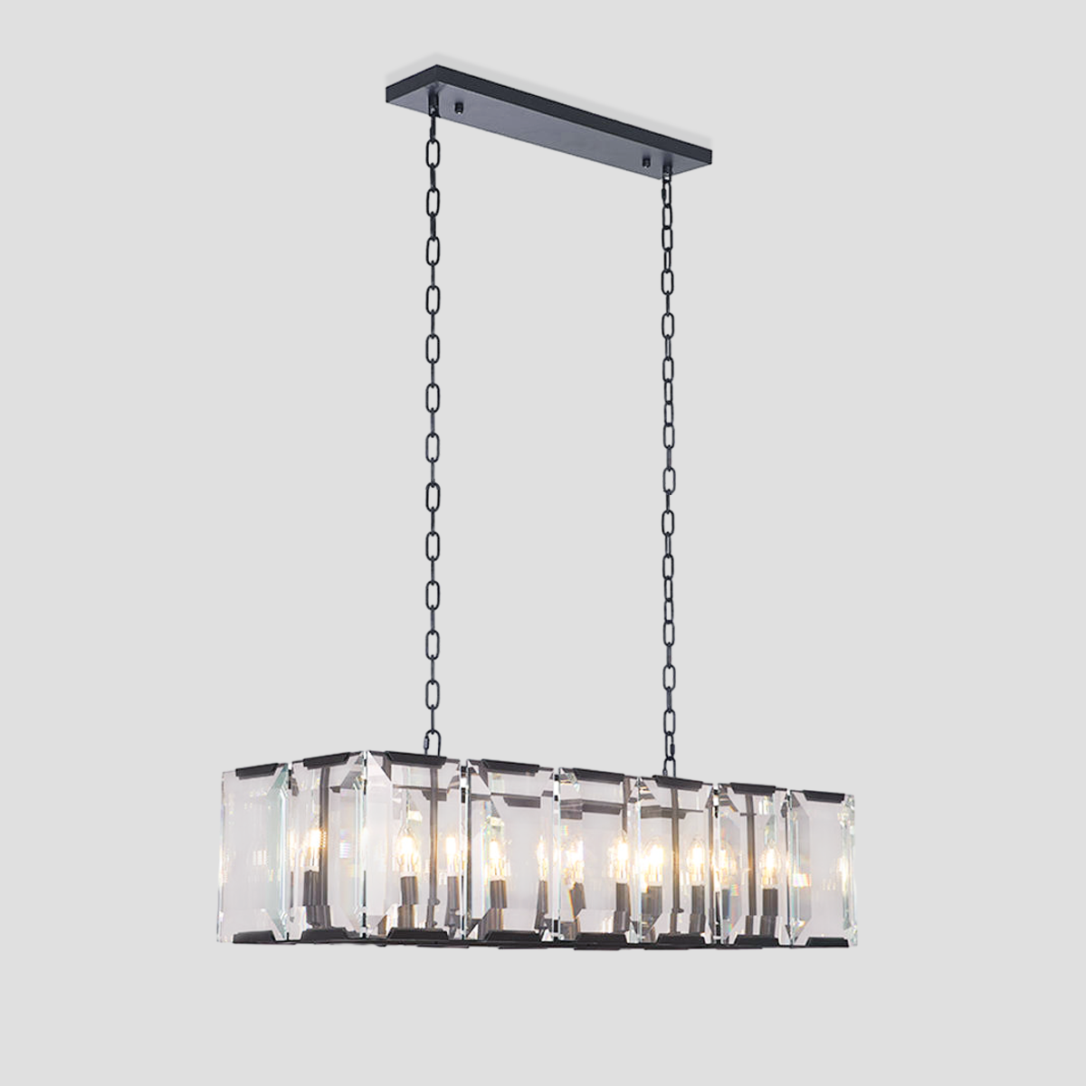 Harly Crystal Rectangular Chandelier