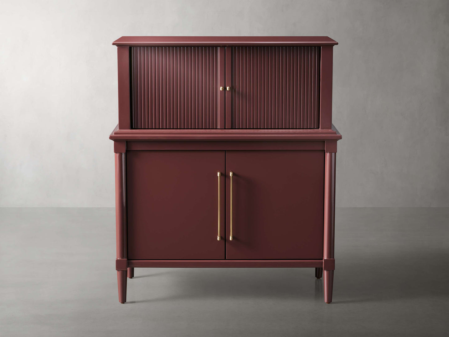 Oakleigh Bar Cabinet in Mulberry
