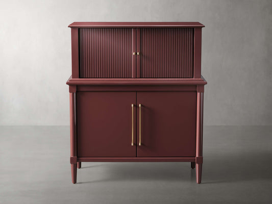 Oakleigh Bar Cabinet in Mulberry