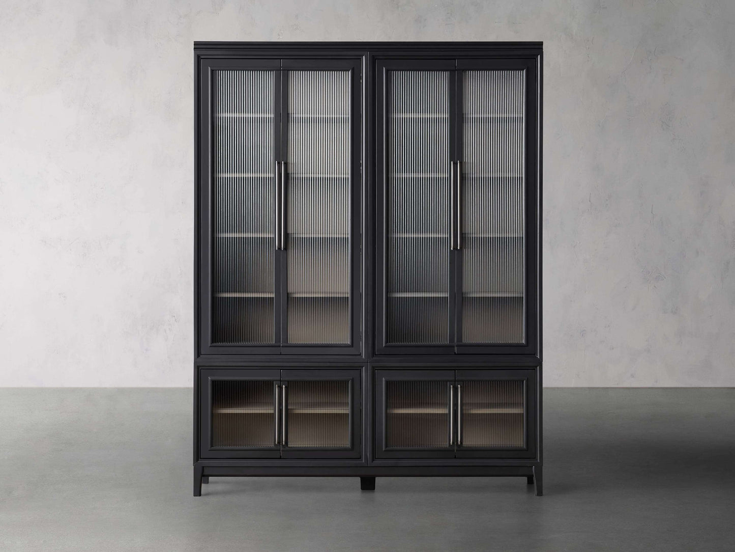 Rowan Modular Stacked Glass Cabinet