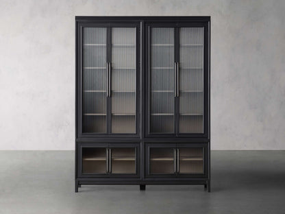 Rowan Modular Stacked Glass Cabinet