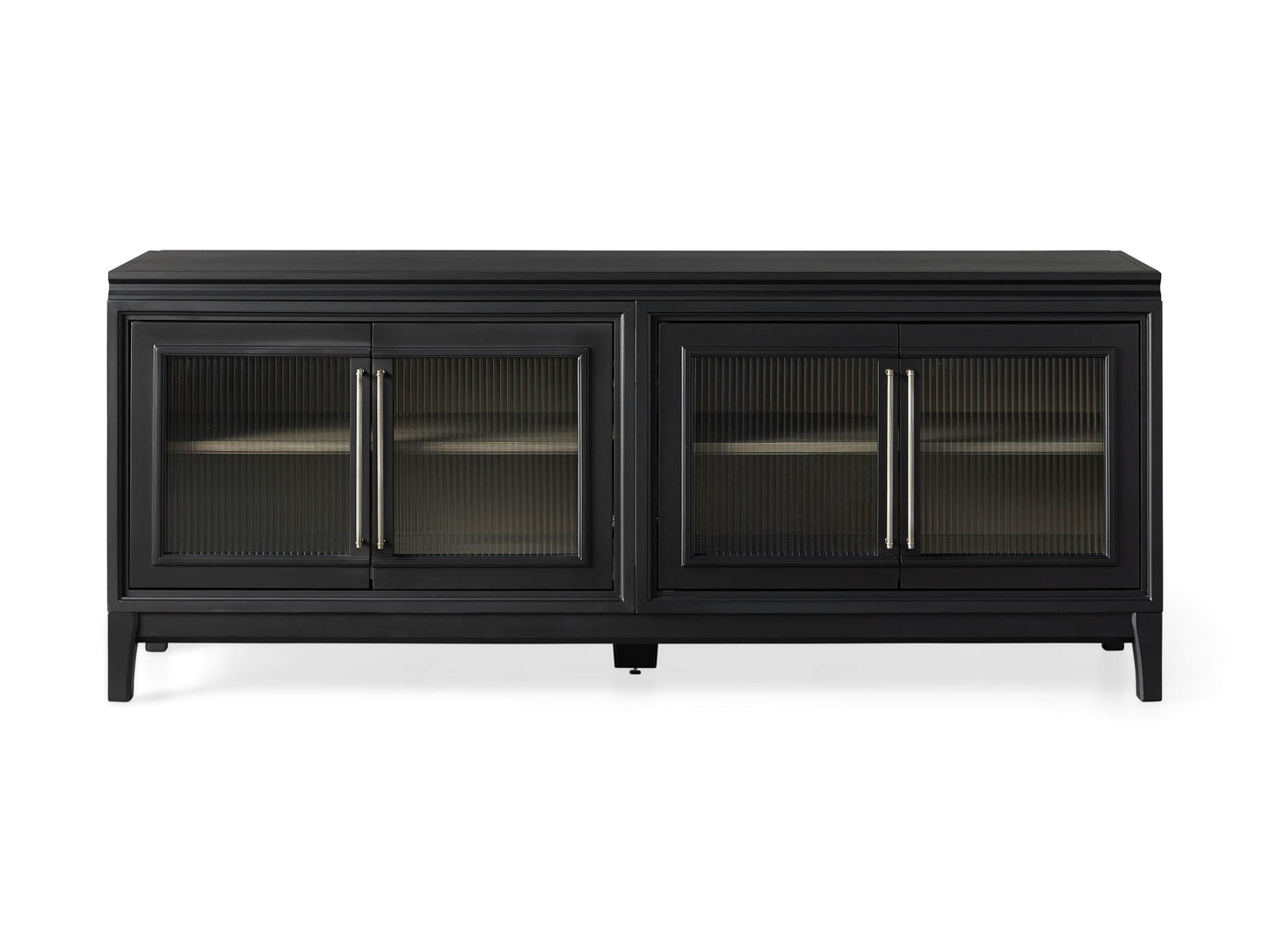 Rowan Media Console with Reeded Glass Doors