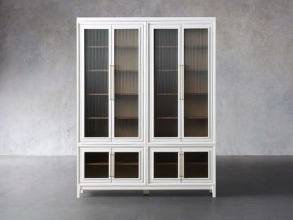 Rowan Modular Stacked Glass Cabinet