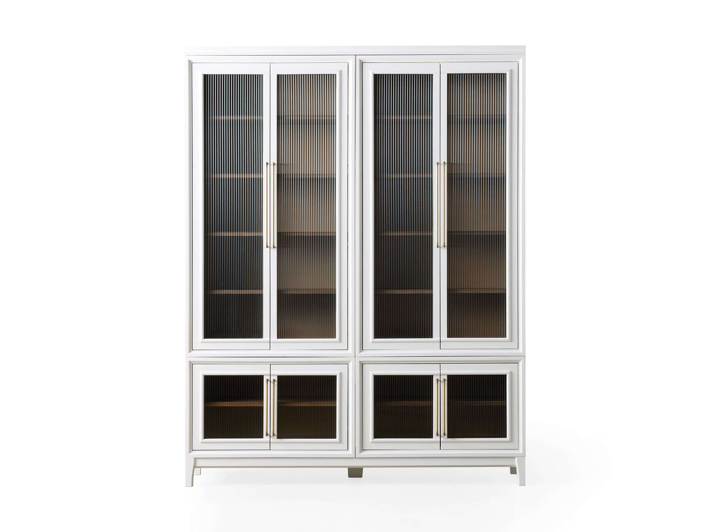 Rowan Modular Stacked Glass Cabinet