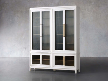 Rowan Modular Stacked Glass Cabinet
