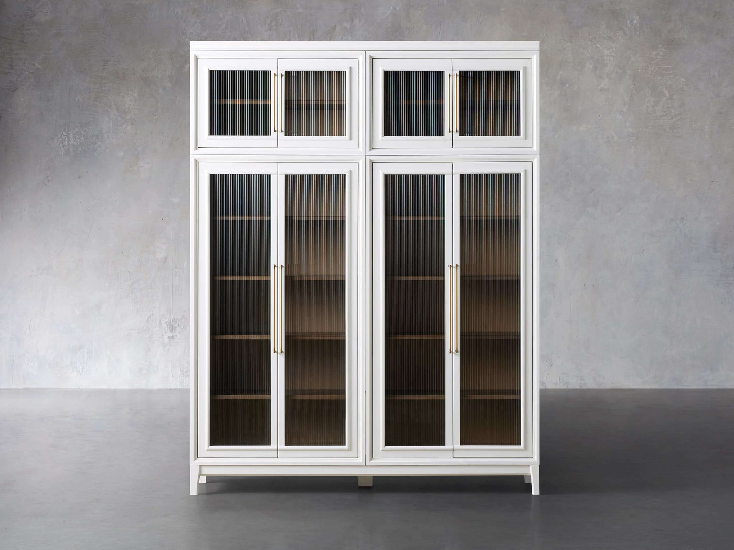 Rowan Modular Stacked Glass Cabinet
