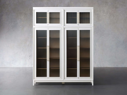 Rowan Modular Stacked Glass Cabinet