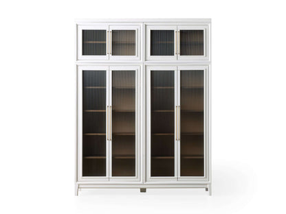 Rowan Modular Stacked Glass Cabinet