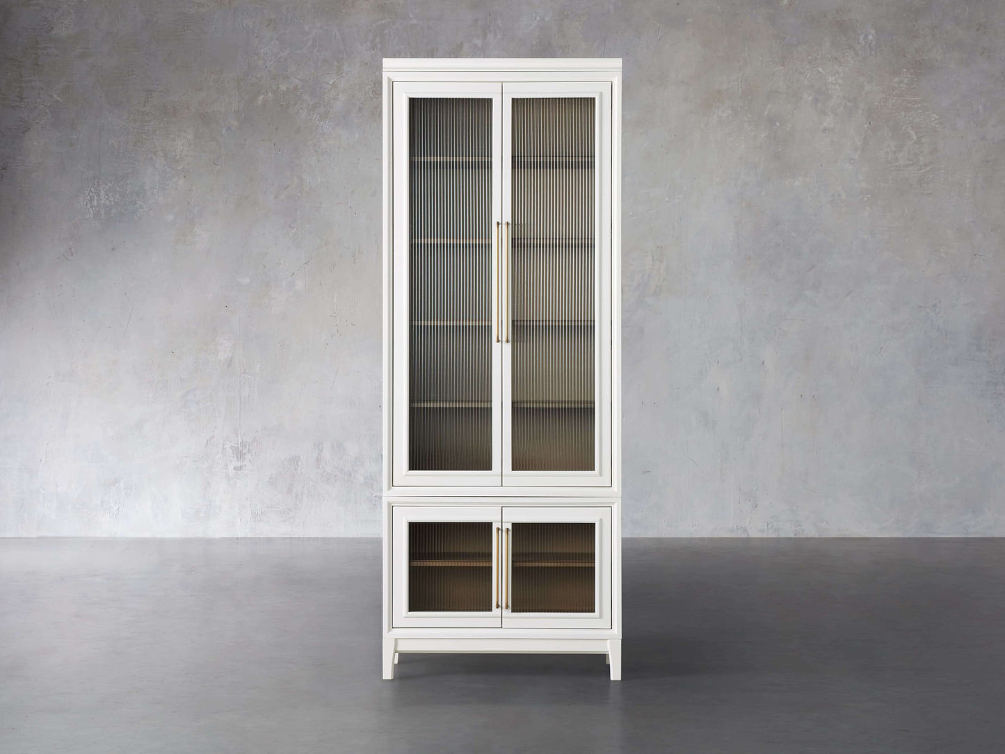 Rowan Modular Stacked Glass Cabinet
