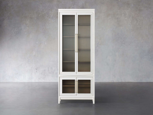 Rowan Modular Stacked Glass Cabinet