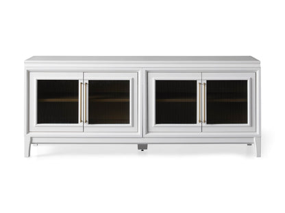 Rowan Media Console with Reeded Glass Doors
