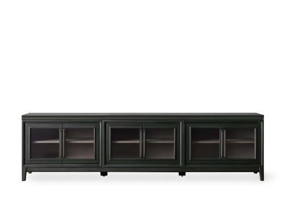 Rowan Media Console with Reeded Glass Doors
