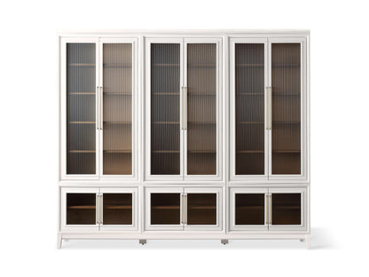 Rowan Modular Stacked Glass Cabinet