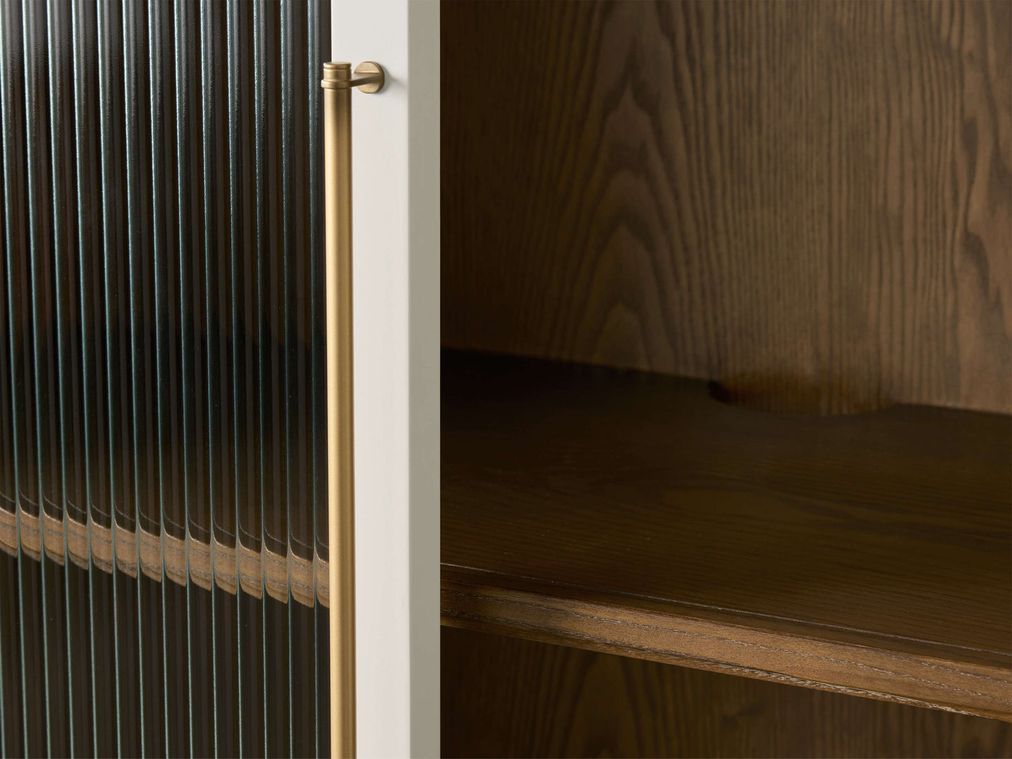 Rowan Media Console with Reeded Glass Doors