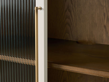 Rowan Media Console with Reeded Glass Doors