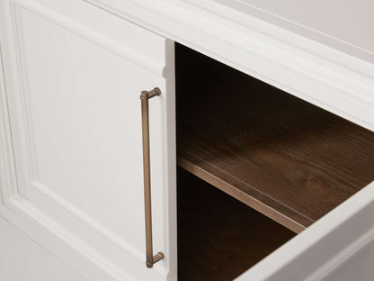 Rowan Media Console with Wood Doors