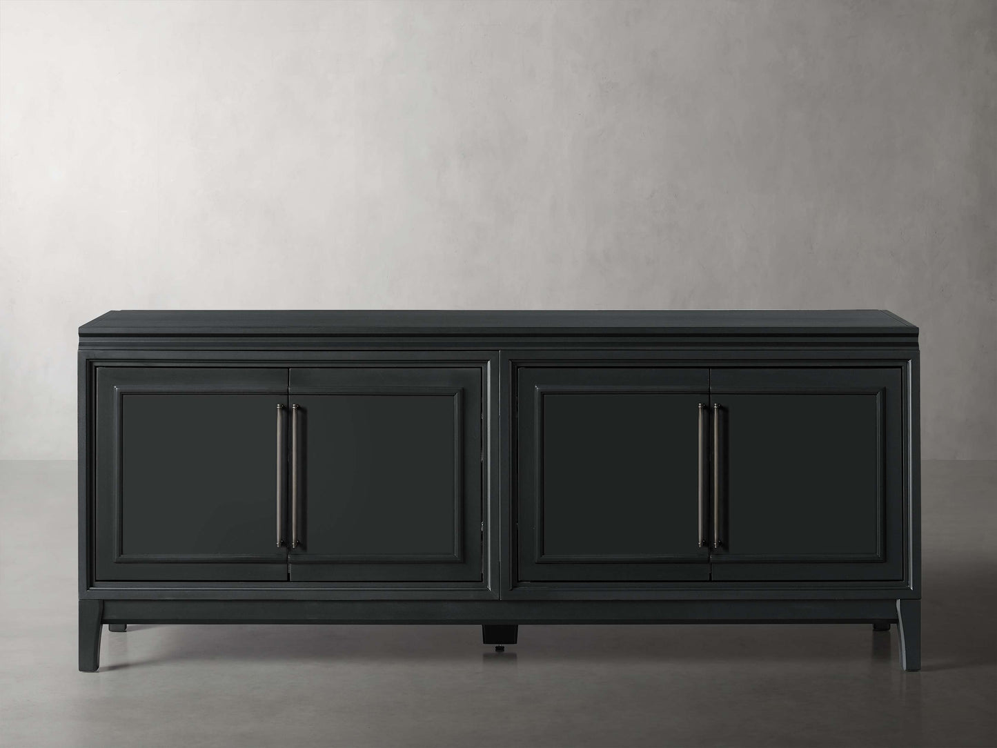 Rowan Media Console with Wood Doors