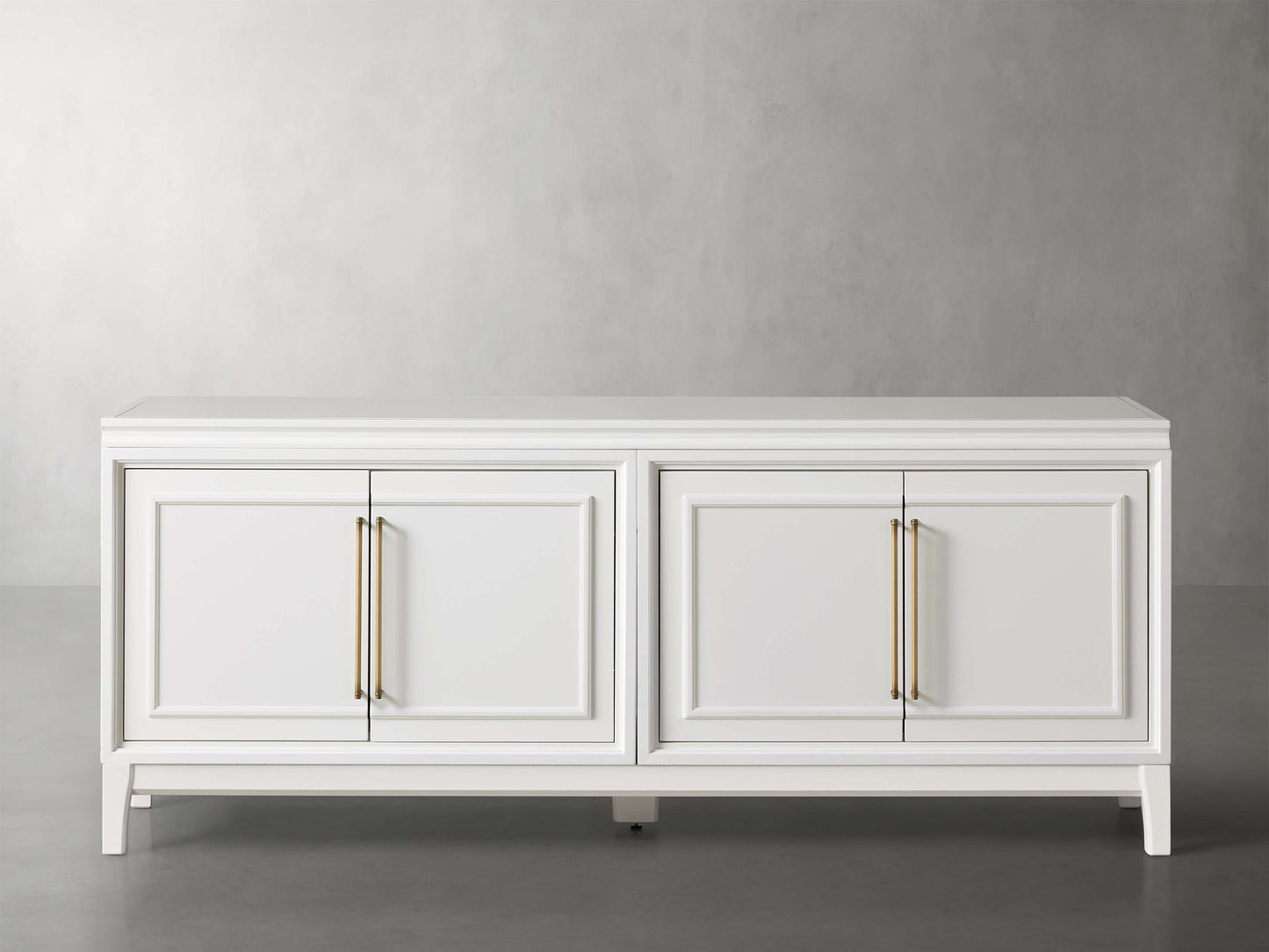 Rowan Media Console with Wood Doors