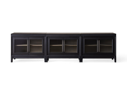 Rowan Modular Reeded Glass Media Console