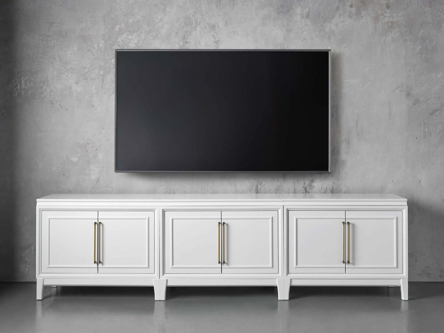 Rowan Modular Media Console with Wood Doors