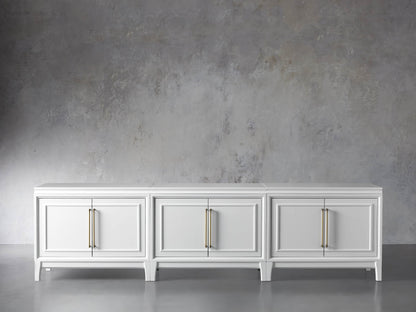 Rowan Modular Media Console with Wood Doors