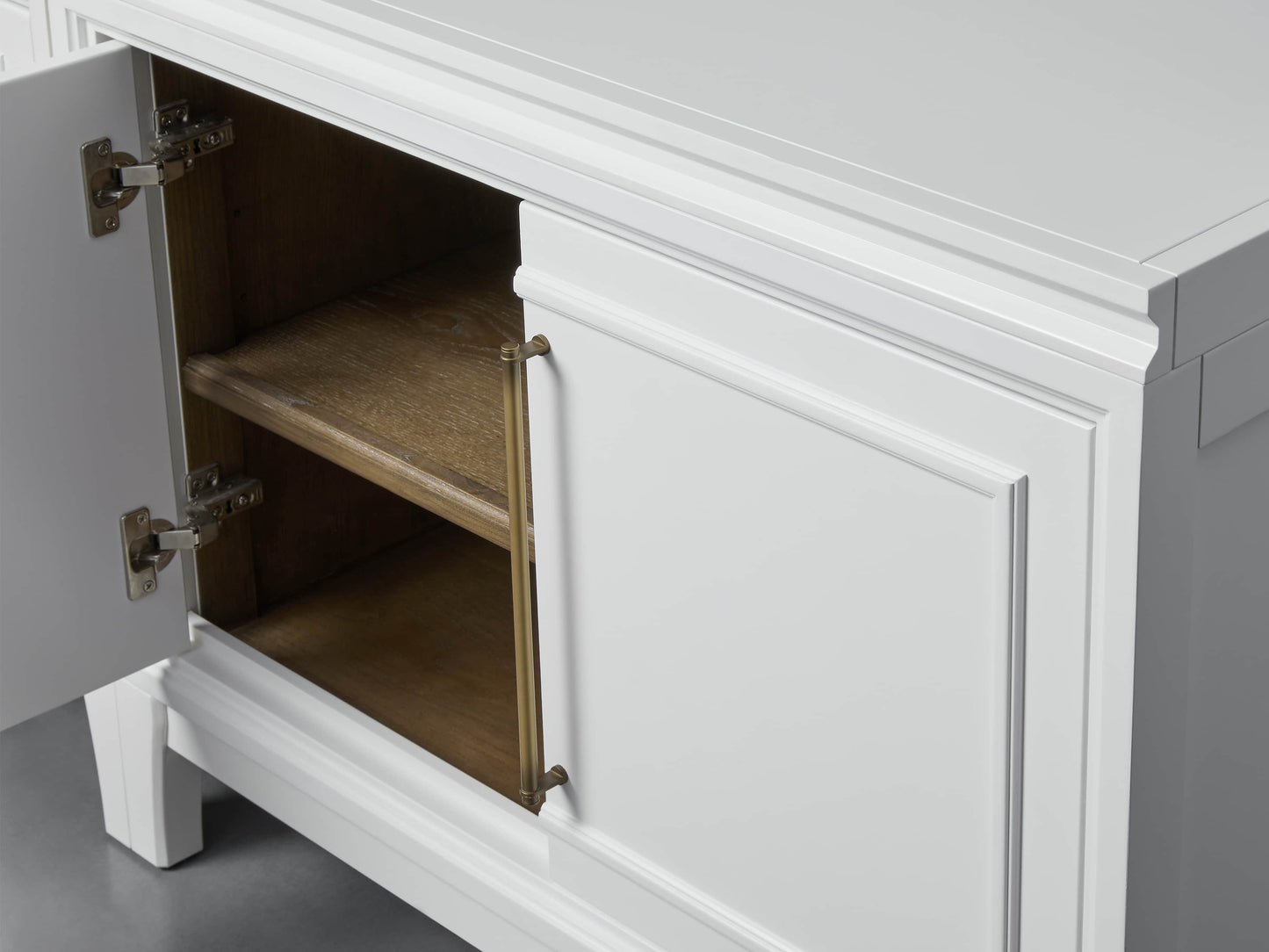 Rowan Modular Media Console with Wood Doors