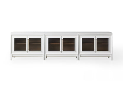 Rowan Modular Reeded Glass Media Console